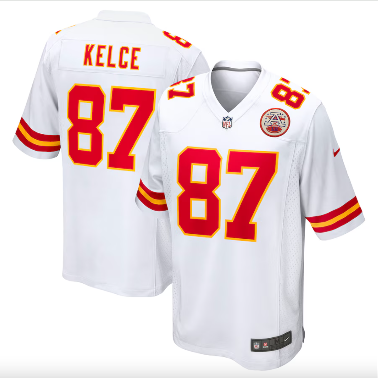 Maillot Travis Kelce Kansas City Chiefs Game home blanc