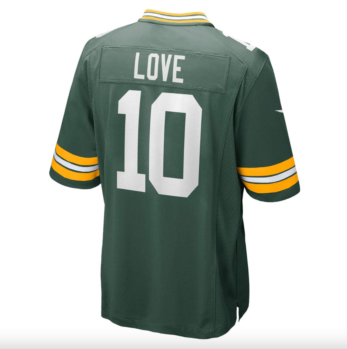 Maillot Green Bay Packers Jordan Love Game Team Vert