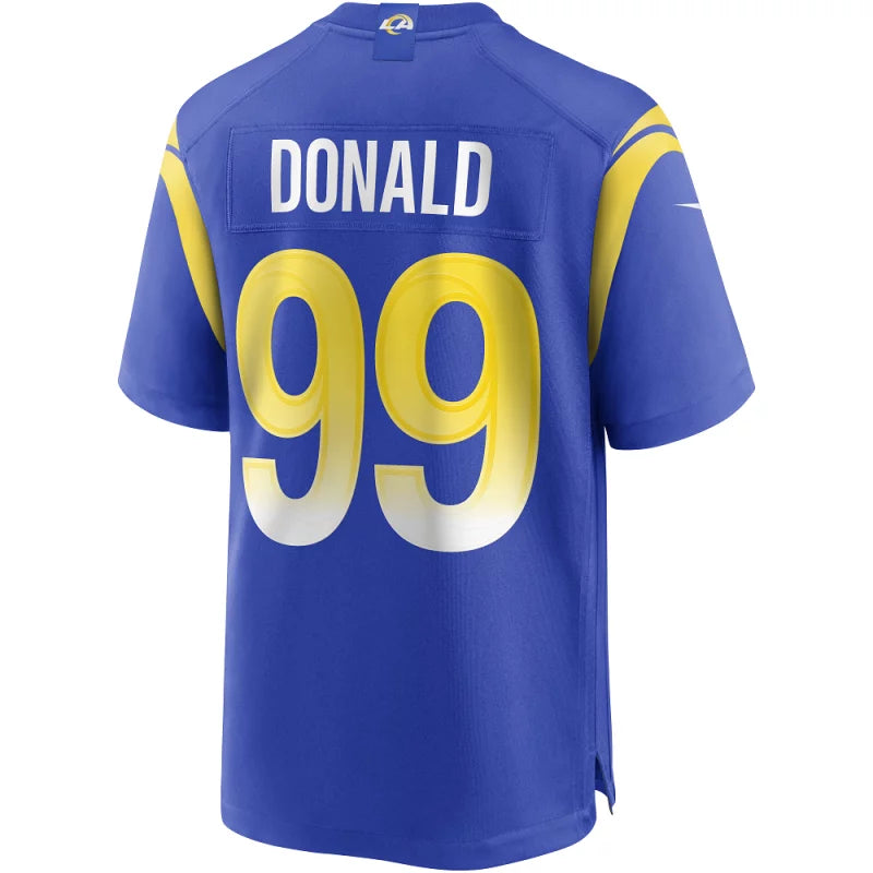 Maillot Aaron Donald Los Angeles Rams Game Team bleu