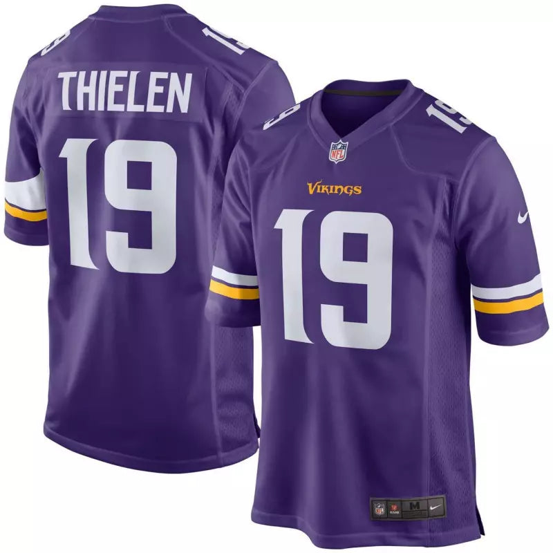 Maillot Adam Thielen Minnesota Vikings  Game Team Violet