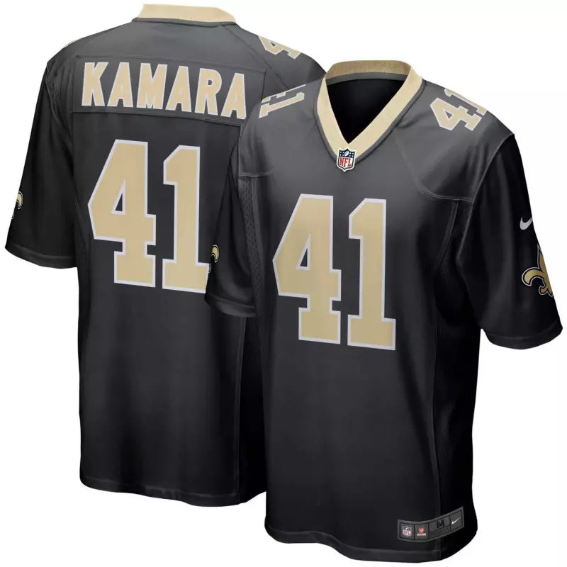 Maillot Alvin Kamara New Orleans Saints Game Team Noir