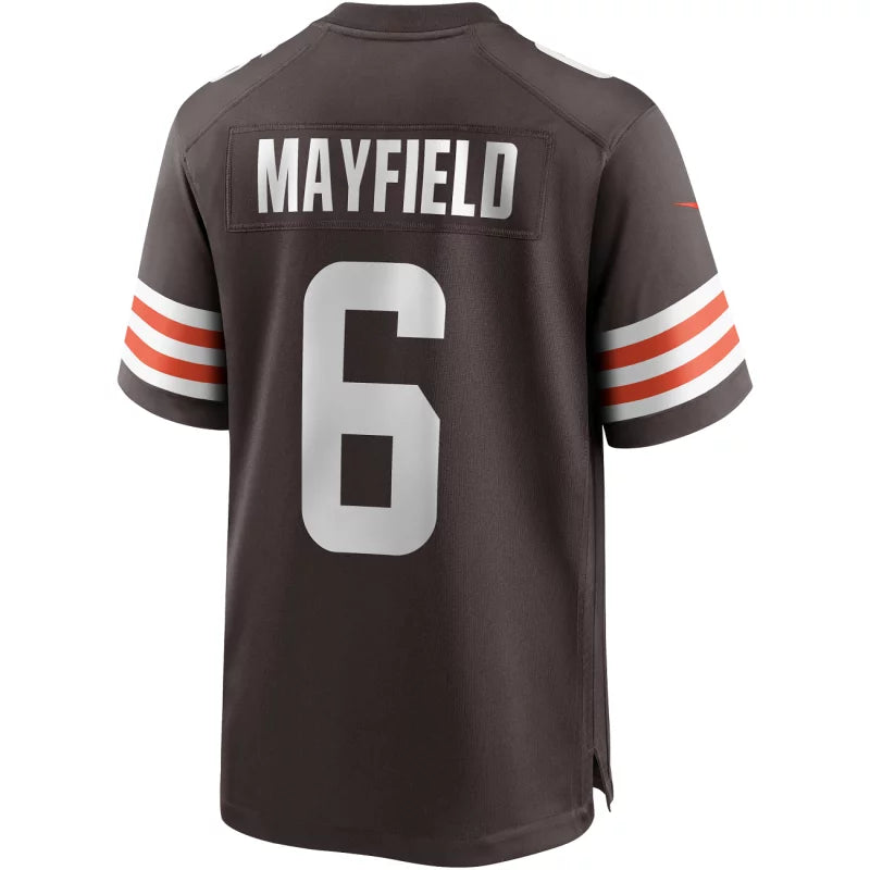 Maillot Baker Mayfield cleveland browns Game Team Marron