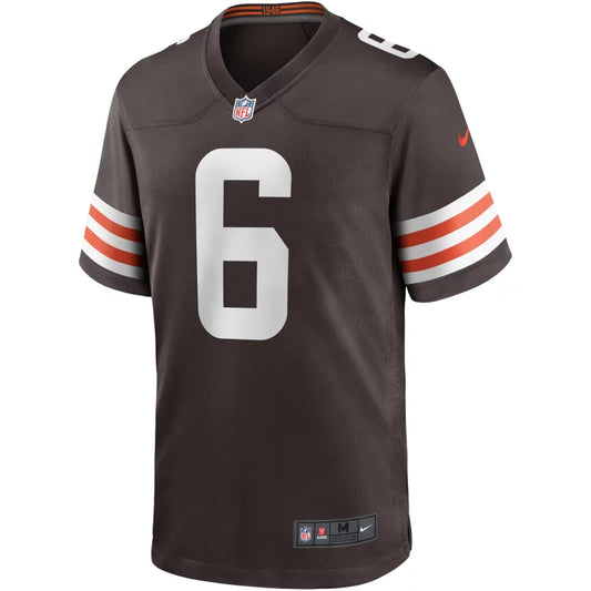 Maillot Baker Mayfield cleveland browns Game Team Marron