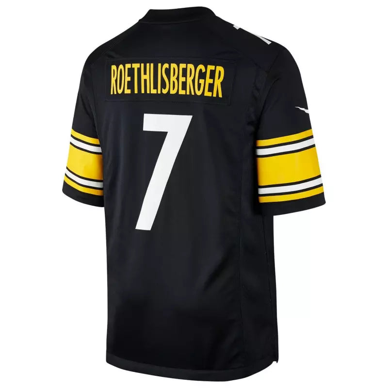 Maillot Ben Roethlisberger Pittsburgh Steelers Game Team couleur Noir