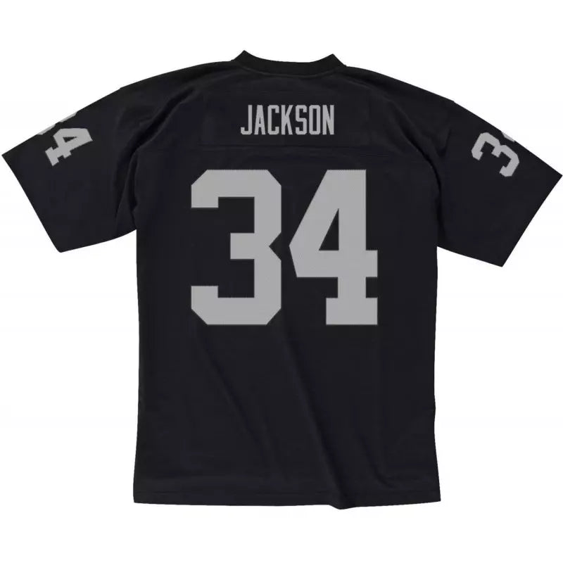 Maillot Vintage Bo Jackson Los Angeles Raiders 1988 Legacy Retro Noir