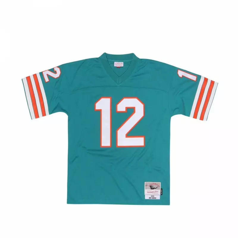 Maillot Vintage Bob Griese Miami Dolphins 1972 Mitchell & Ness Legacy Retro Vert