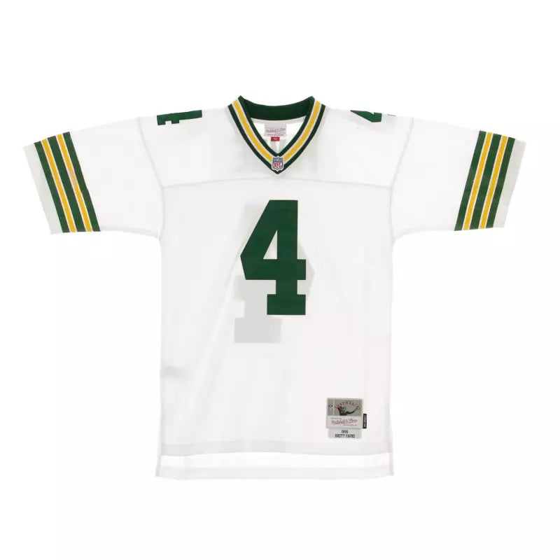 Maillot Vintage Brett Favre Greenbay Packers 1996 Legacy Retro Blanc