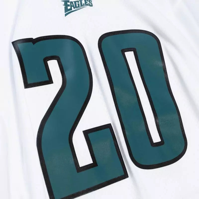 Maillot Vintage Brian Dawkins Philadelphia Eagles 1996  Legacy Retro Blanc