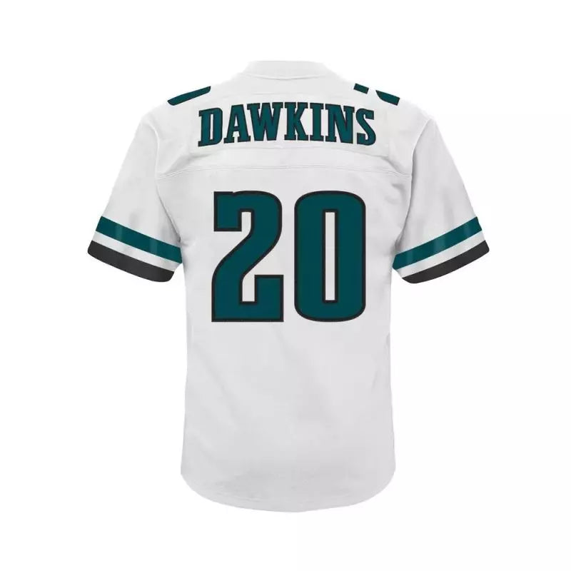 Maillot Vintage Brian Dawkins Philadelphia Eagles 1996  Legacy Retro Blanc