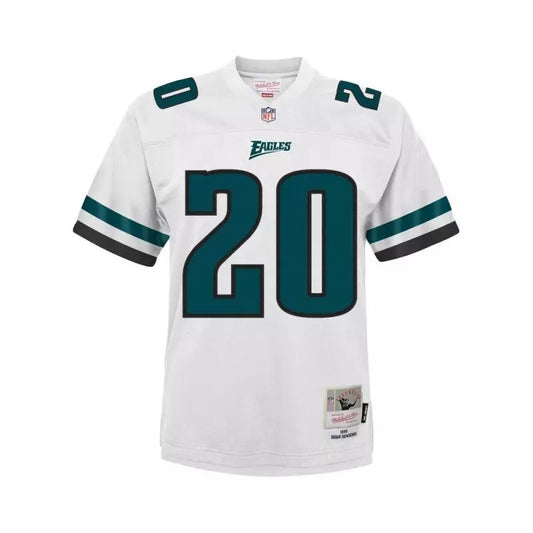 Maillot Vintage Brian Dawkins Philadelphia Eagles 1996  Legacy Retro Blanc