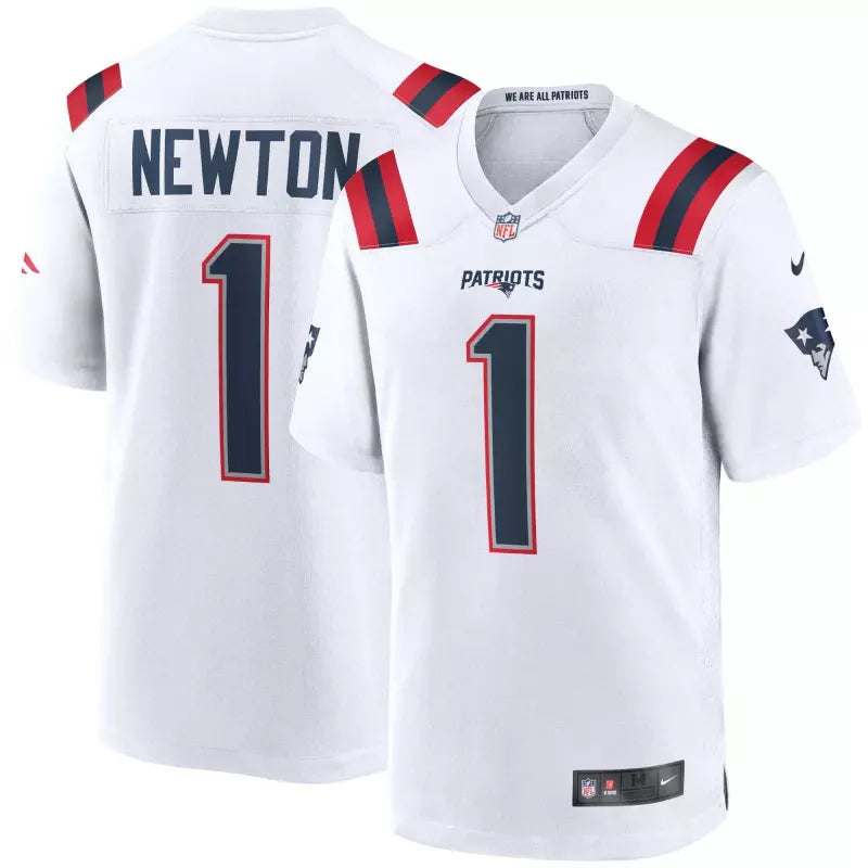 Maillot Cam Newton New England Patriots Game Team blanc