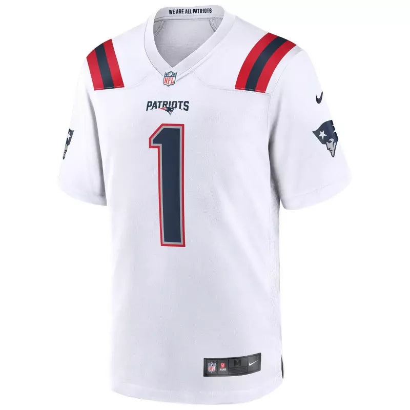 Maillot Cam Newton New England Patriots Game Team blanc