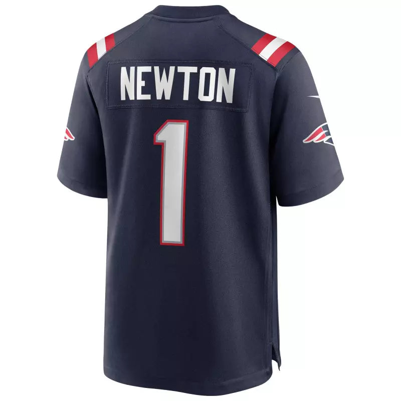 Maillot Cam Newton New England Patriots Game Team bleu marine