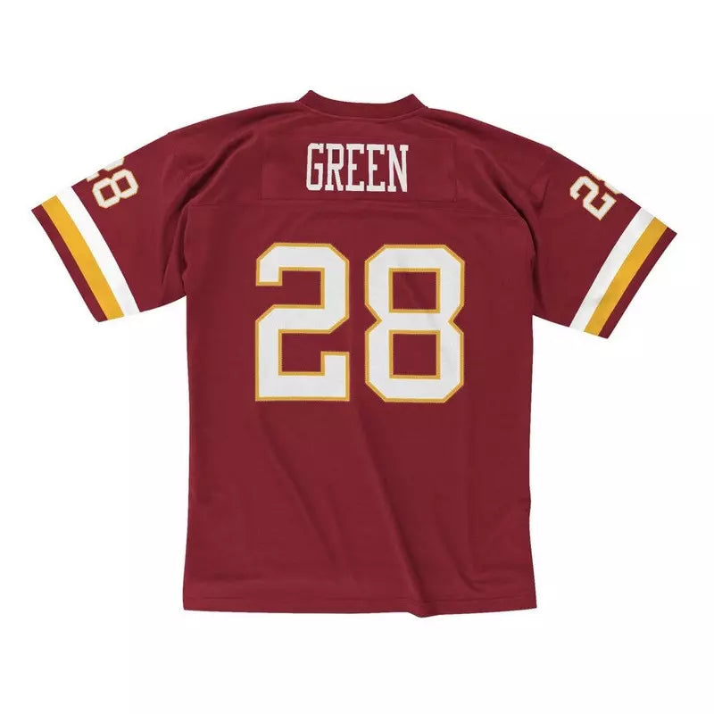 Maillot Vintage Darrell Green Washington 1991 Legacy Retro Rouge