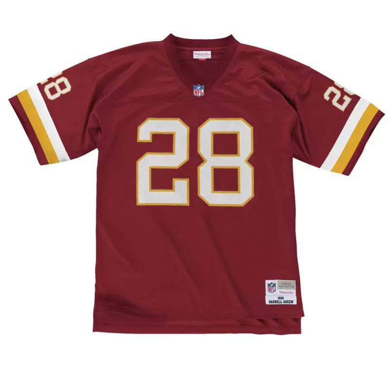 Maillot Vintage Darrell Green Washington 1991 Legacy Retro Rouge