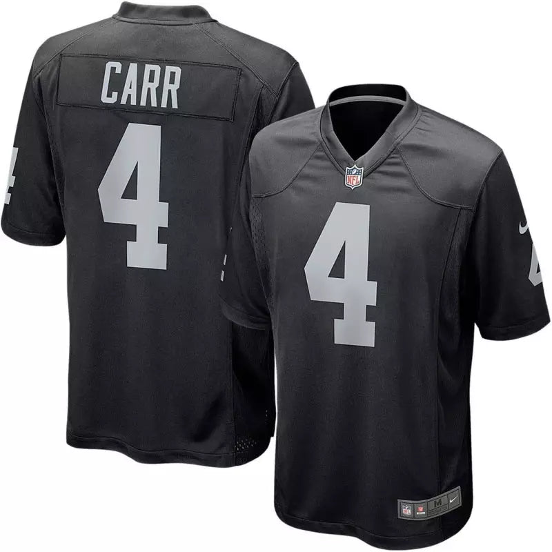 Maillot Derek Carr Las Vegas Raiders Game Team couleur Noir