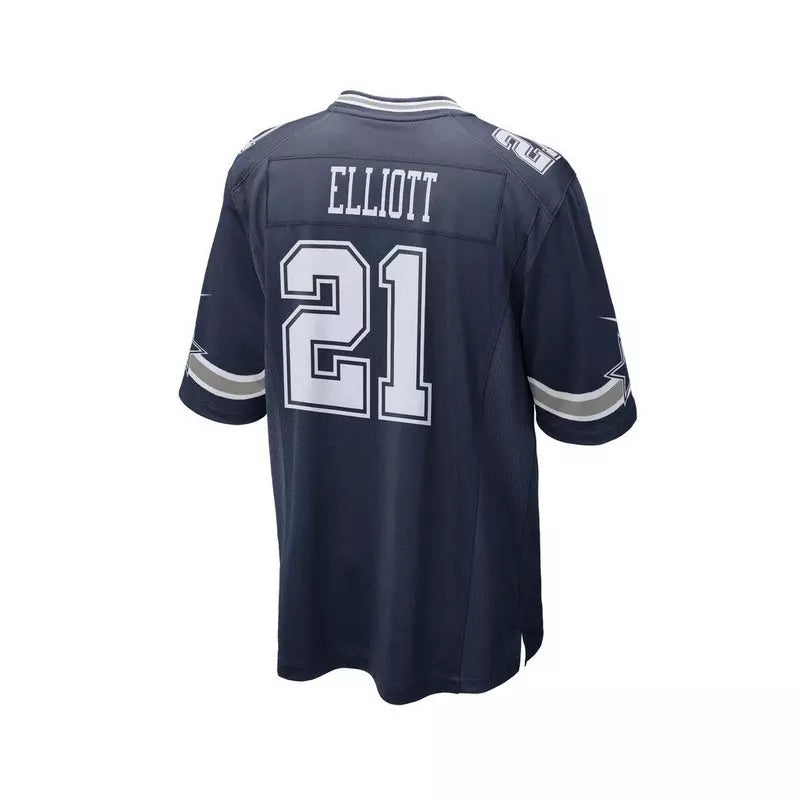 Maillot Ezekiel Elliott Dallas Cowboys Game Team bleu marine