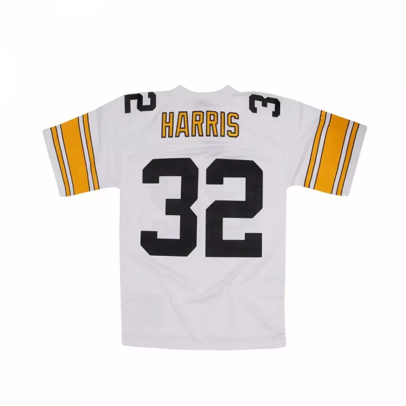 Maillot Vintage Franco Harris Pittsburgh Steelers 1976 Legacy Retro Blanc