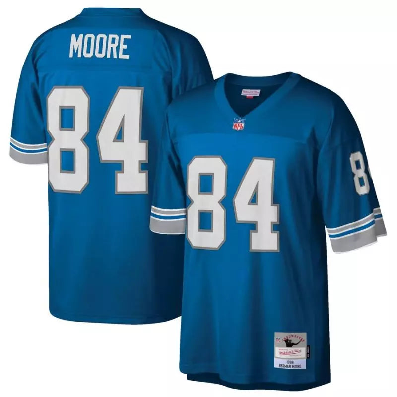 Maillot Vintage Herman Moore Detroit Lions Legacy Retro Bleu