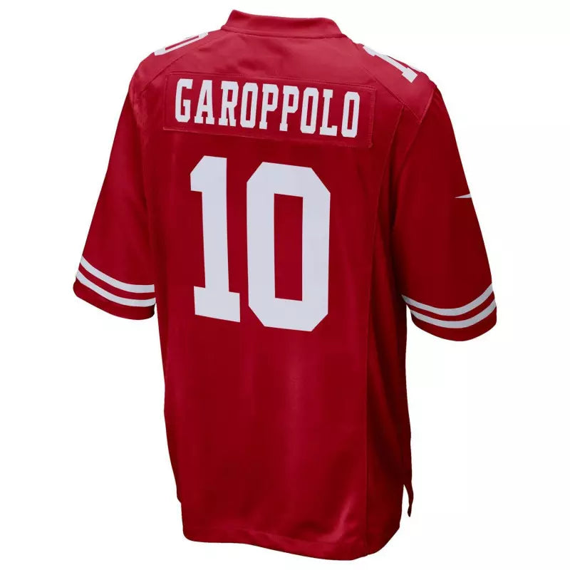 Maillot Jimmy Garoppolo San Francisco 49ers Game Team couleur Rouge