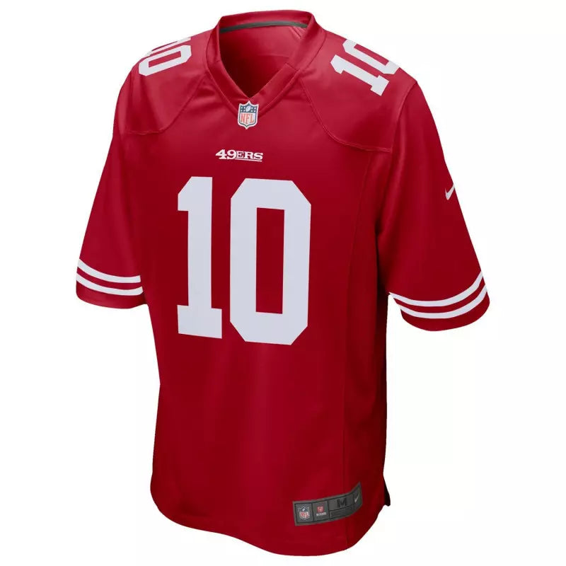 Maillot Jimmy Garoppolo San Francisco 49ers Game Team couleur Rouge