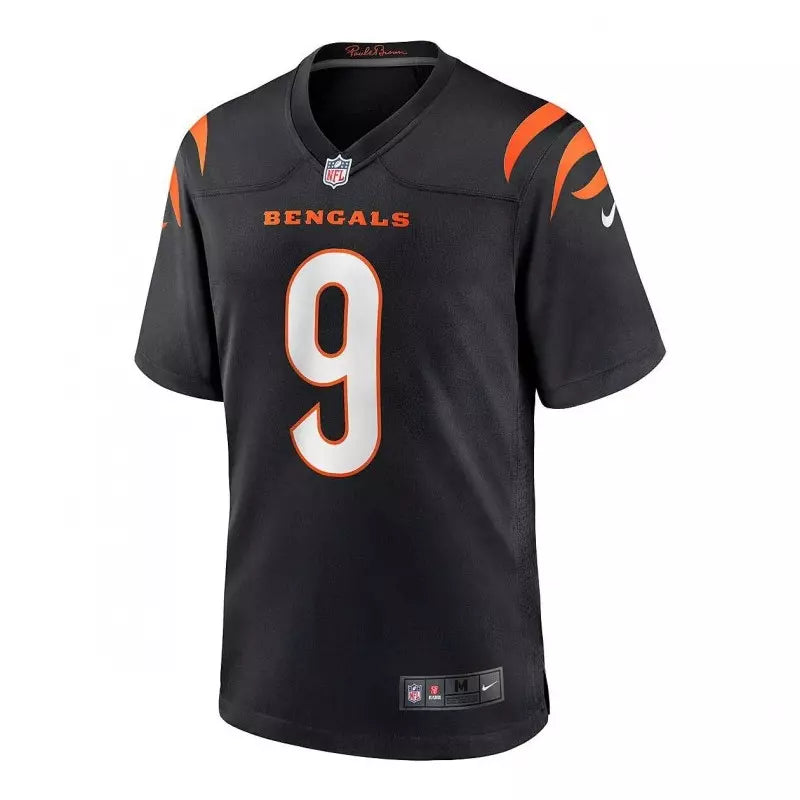 Maillot Joe Burrow Cincinnati Bengals Home Noir