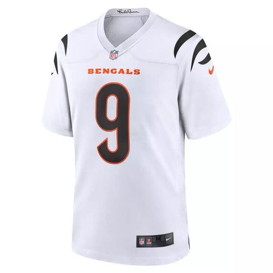 Maillot Joe Burrow Cincinnati Bengals Road Blanc