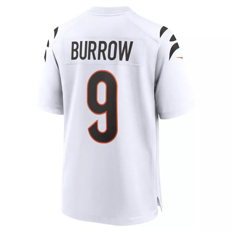 Maillot Joe Burrow Cincinnati Bengals Road Blanc