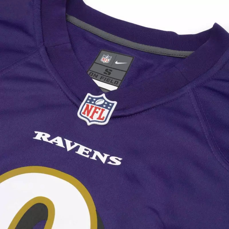 Maillot Enfant Baltimore Ravens Lamar Jackson Game Team Violet