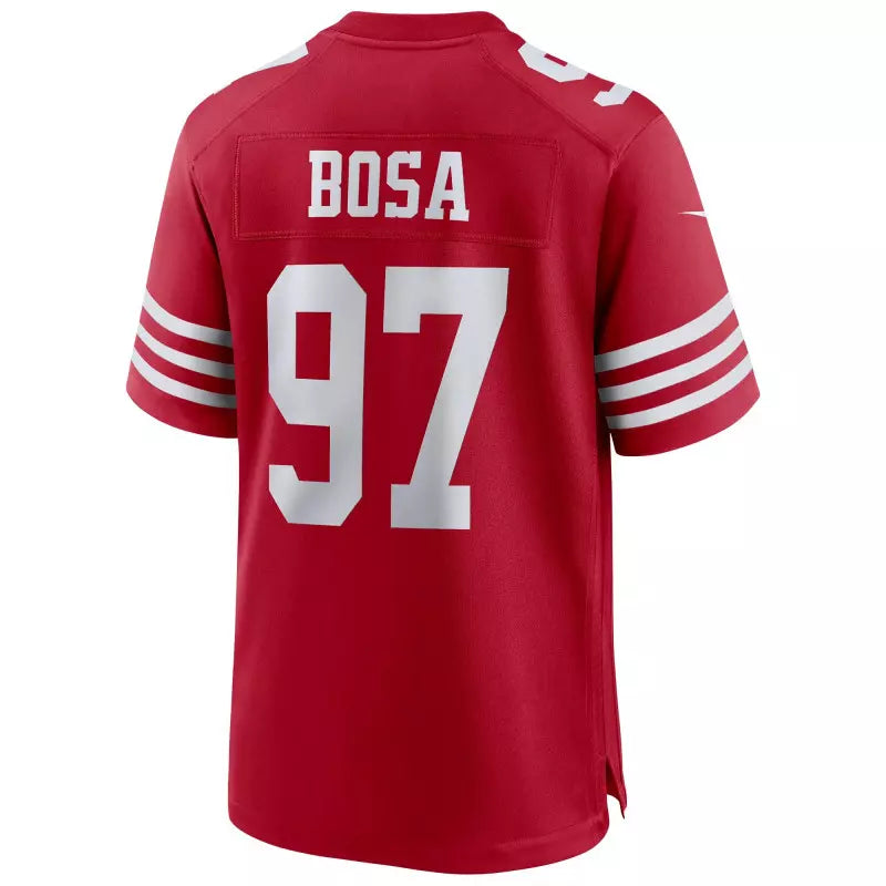 Maillot Nick Bosa San Francisco 49ers Game home rouge