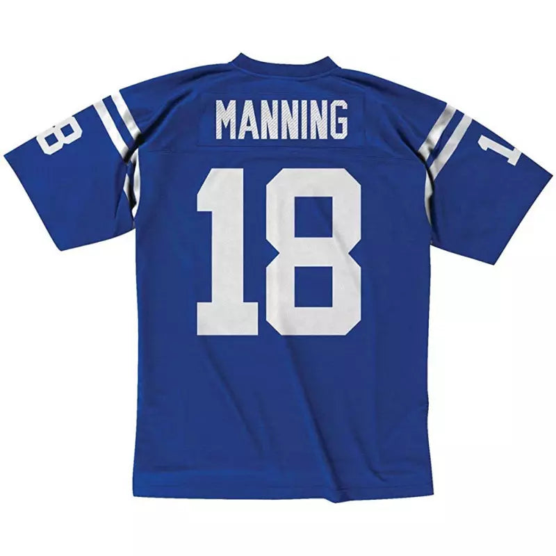 Maillot Vintage Peyton Manning Indianapolis Colt 1998 Legacy Retro Bleu