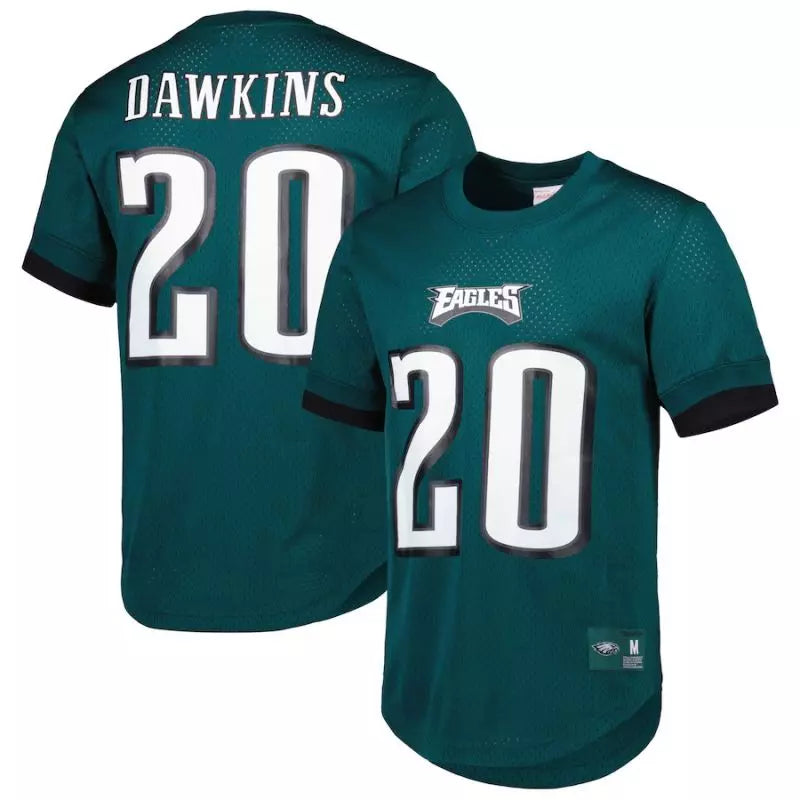 Maillot Vintage Philadelphia Eagles Brian Dawkins Mitchell & Ness N&N Mesh Vert