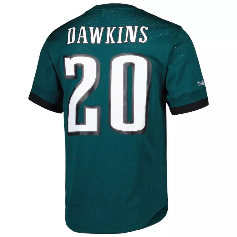 Maillot Vintage Philadelphia Eagles Brian Dawkins Mitchell & Ness N&N Mesh Vert