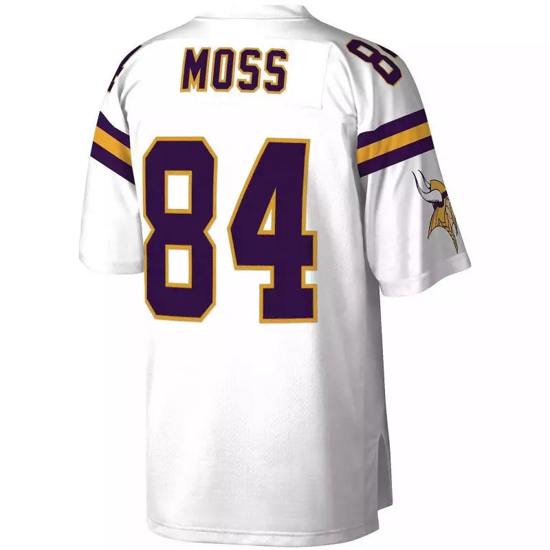 Maillot Vintage Randy Moss Minnesota Vikings 1998 Legacy Retro Blanc