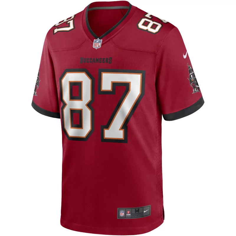 Maillot Rob Gronkowski Tampa Bay Buccaneers Game Team Rouge