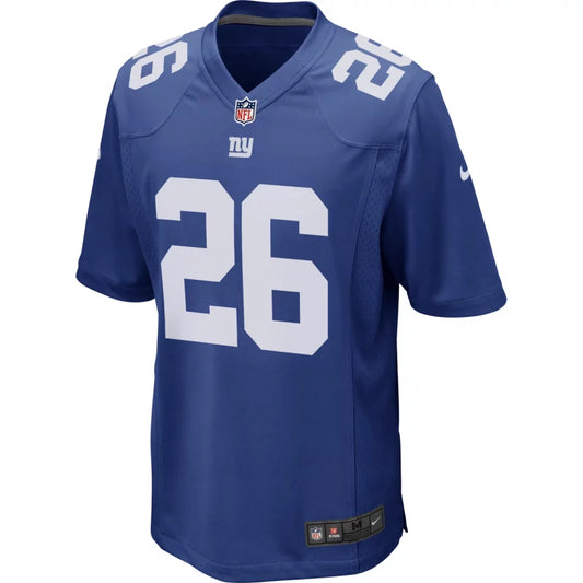 Maillot Saquon Barkley New York Giants Game Team bleu