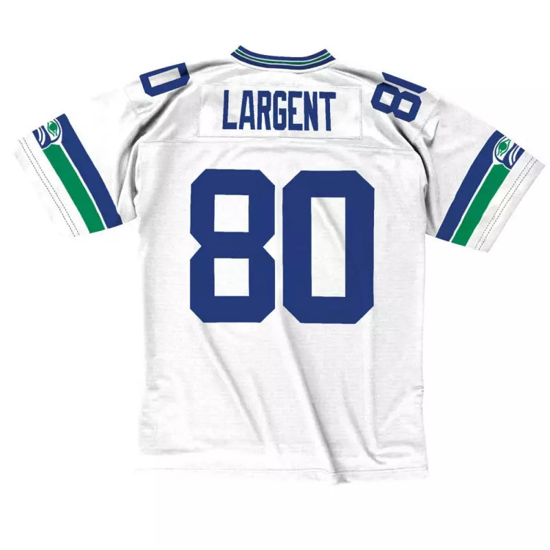 Maillot Vintage Steve Largent Seattle Seahawks 1985 Legacy Retro Blanc