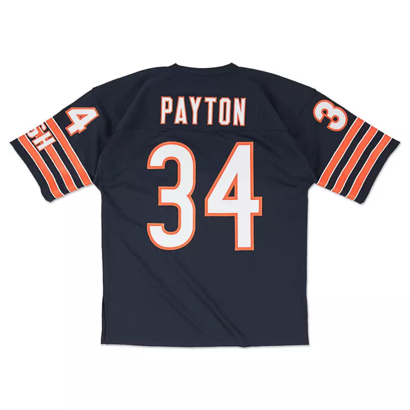 Maillot Vintage Walter Payton Chicago Bears 1985 Legacy Retro Bleu Marine