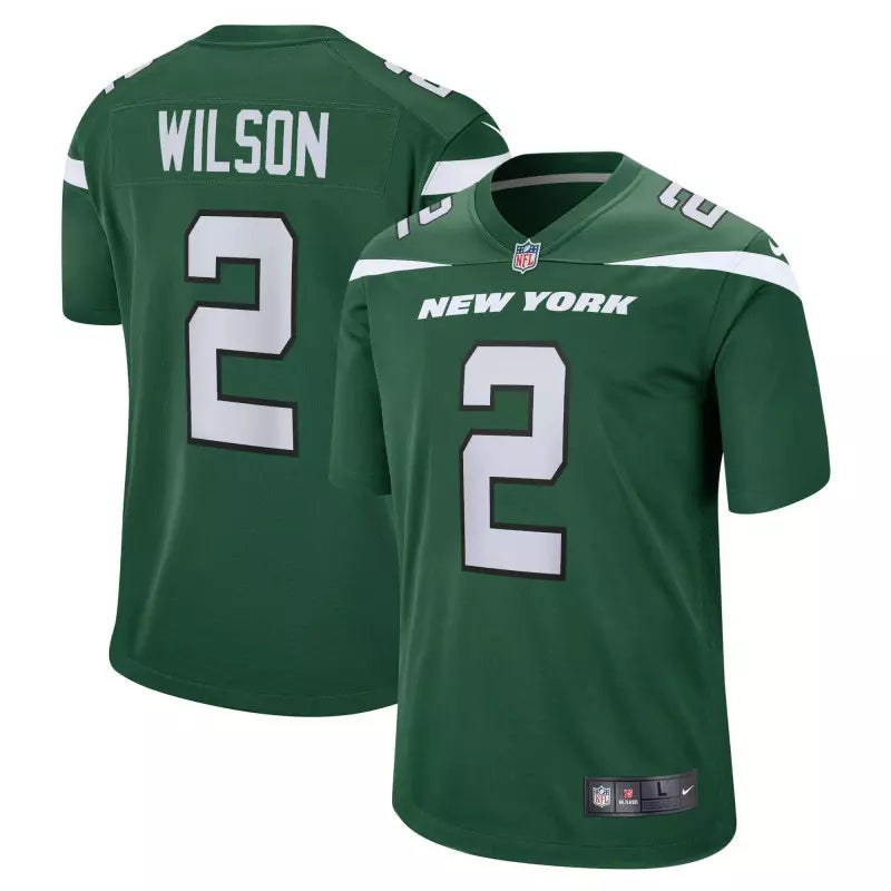 Maillot Zach Wilson New York Jets Game Team Vert